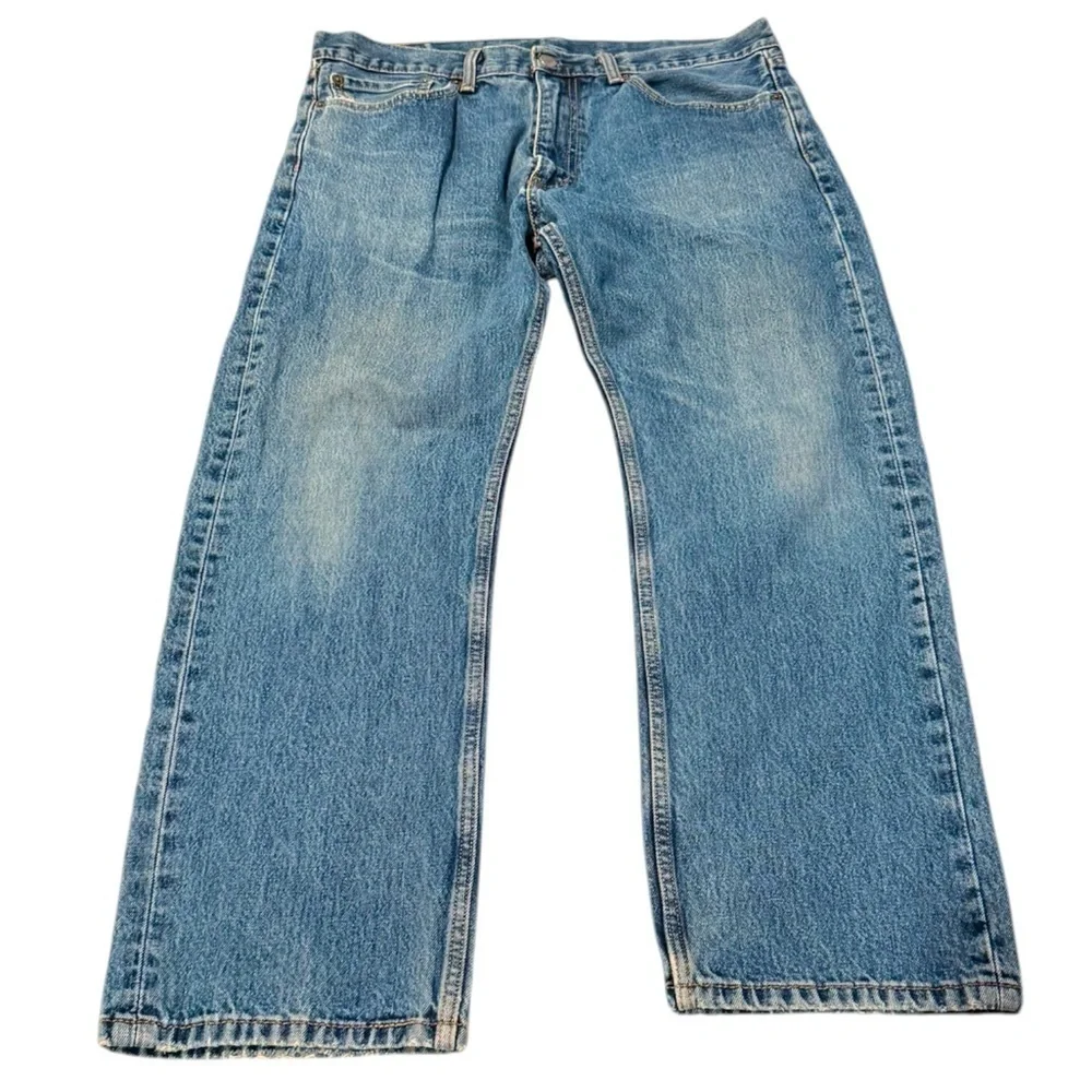 Levi’s Men’s 505 Jeans Medium Wash Straight Size W36 L29 Denim